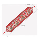 Maxbell Christmas Tablecloth Multipurpose Reusable for Party Gatherings Holiday Style A