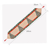 Maxbell Christmas Tablecloth Multipurpose Reusable for Party Gatherings Holiday Style D