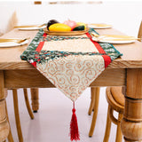 Maxbell Christmas Tablecloth Multipurpose Reusable for Party Gatherings Holiday Style D