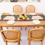 Maxbell Christmas Tablecloth Multipurpose Reusable for Party Gatherings Holiday Style D