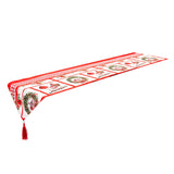 Maxbell Christmas Tablecloth Multipurpose Reusable for Party Gatherings Holiday Style E