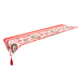 Maxbell Christmas Tablecloth Multipurpose Reusable for Party Gatherings Holiday Style E