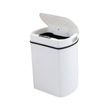 Maxbell 13L Sensor Trash Can Garbage Bucket Waste Bins for Office Kitchen Bedroom White
