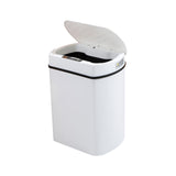 Maxbell 13L Sensor Trash Can Garbage Bucket Waste Bins for Office Kitchen Bedroom White