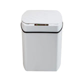 Maxbell 13L Sensor Trash Can Garbage Bucket Waste Bins for Office Kitchen Bedroom White