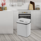 Maxbell 13L Sensor Trash Can Garbage Bucket Waste Bins for Office Kitchen Bedroom Gray