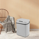 Maxbell 13L Sensor Trash Can Garbage Bucket Waste Bins for Office Kitchen Bedroom Gray