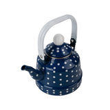 Maxbell Enamel Teakettle for Top 1.1L Multi Purpose for Restaurant Office Pot Blue