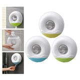 Maxbell Wall Mounted Wrap Cover Storage Box Multipurpose Punch Free for Home Bedroom Yellow