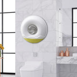 Maxbell Wall Mounted Wrap Cover Storage Box Multipurpose Punch Free for Home Bedroom Yellow