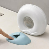 Maxbell Wall Mounted Wrap Cover Storage Box Multipurpose Punch Free for Home Bedroom Blue