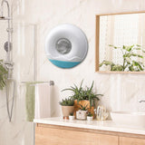 Maxbell Wall Mounted Wrap Cover Storage Box Multipurpose Punch Free for Home Bedroom Blue