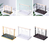 Maxbell Stylish Iron Mug Holder Cup Rack 6 Protective Hooks for Bottles Countertop Aureate