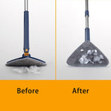 Maxbell Triangular Mop Autohesion Mops Head Pad for Home Shower