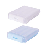 Maxbell Egg Holder Large Capacity Portable with Lid Stackable for Refrigerator White