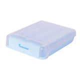 Maxbell Egg Holder Large Capacity Portable with Lid Stackable for Refrigerator Blue