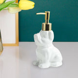 Maxbell Soap Dispenser Refillable Bath Accessories Liquid Soap for Hotel Countertop White