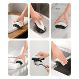 Maxbell Cleaning Brush Kitchen Sink Cleaner Tool Washbasin Cleaning Brush for Shower