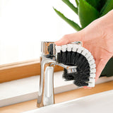Maxbell Cleaning Brush Kitchen Sink Cleaner Tool Washbasin Cleaning Brush for Shower