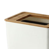 Maxbell Trash can Garbage Container Bin Anti Skid for Outdoor Office Bedroom Small