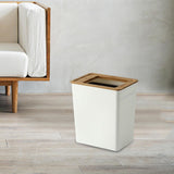 Maxbell Trash can Garbage Container Bin Anti Skid for Outdoor Office Bedroom Small