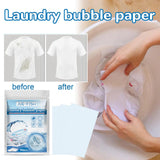 Maxbell 30 Wash Paper Sheets Soap Softener for Washing Machine Cleaning