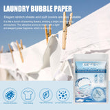 Maxbell 30 Wash Paper Sheets Soap Softener for Washing Machine Cleaning