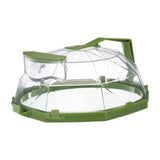 Maxbell Microwave cover Lid with Water Storage Tank Top Easily Tidy and Clean Green