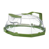 Maxbell Microwave cover Lid with Water Storage Tank Top Easily Tidy and Clean Green