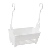 Maxbell Hanging Basket Bin Double Hook Multifunctional for Wash Bathroom Bedroom