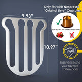 Maxbell Kitchen Aluminum Coffee Capsule Holder Holding 22 pod 11x10inch Durable