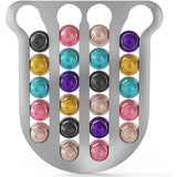 Maxbell Kitchen Aluminum Coffee Capsule Holder Holding 22 pod 11x10inch Durable