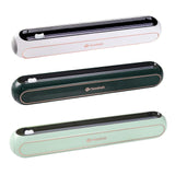 Maxbell Cling Film Wrap Dispenser Multi Functional Refillable Kitchen Storage Tool White