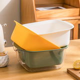 Maxbell Colander Strainer Bowl Set with Lid Kitchen Tool Vegetable Slicer Grater Green