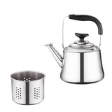 Maxbell Stainless Steel Whistling Tea Kettle with Filter Teapot for Boiling Coffee