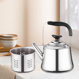 Maxbell Stainless Steel Whistling Tea Kettle with Filter Teapot for Boiling Coffee