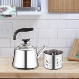 Maxbell Stainless Steel Whistling Tea Kettle with Filter Teapot for Boiling Coffee
