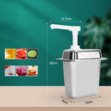 Maxbell 1L Sauce Dispenser Pump Syrups Sauces Sturdy for Hotel Use Restaurant Bar 20ml Output