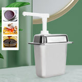 Maxbell 1L Sauce Dispenser Pump Syrups Sauces Sturdy for Hotel Use Restaurant Bar 20ml Output