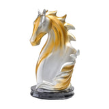 Maxbell Storage Holder Horse Statues Horse Head Statue for Tabletop Decorations
