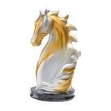 Maxbell Storage Holder Horse Statues Horse Head Statue for Tabletop Decorations