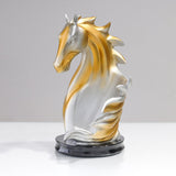 Maxbell Storage Holder Horse Statues Horse Head Statue for Tabletop Decorations