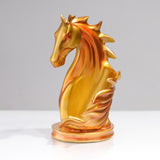 Maxbell Storage Holder Horse Statues Horse Head Statue for Tabletop Decorations