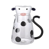 Maxbell Milk Glass Kettle Cute Coffee Pot Portable for Milk Small