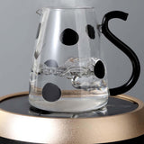 Maxbell Milk Glass Kettle Cute Coffee Pot Portable for Milk Small