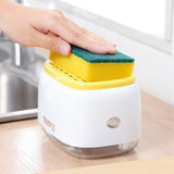 Maxbell Dish Soap Dispenser Sink Countertop Organizer for Washroom Home Toilet Yellow