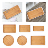 Maxbell Portable Serving Tray Dessert Tray Fruit Plate for Cookie Pastry Fruits Rectangle Large