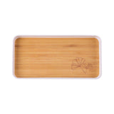 Maxbell Portable Serving Tray Dessert Tray Fruit Plate for Cookie Pastry Fruits Rectangle Small