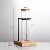 Maxbell Household Tea Display Rack Glass Bottle Spice Rack for Tea