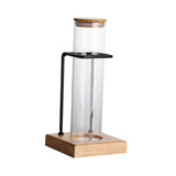 Maxbell Household Tea Display Rack Glass Bottle Spice Rack for Tea